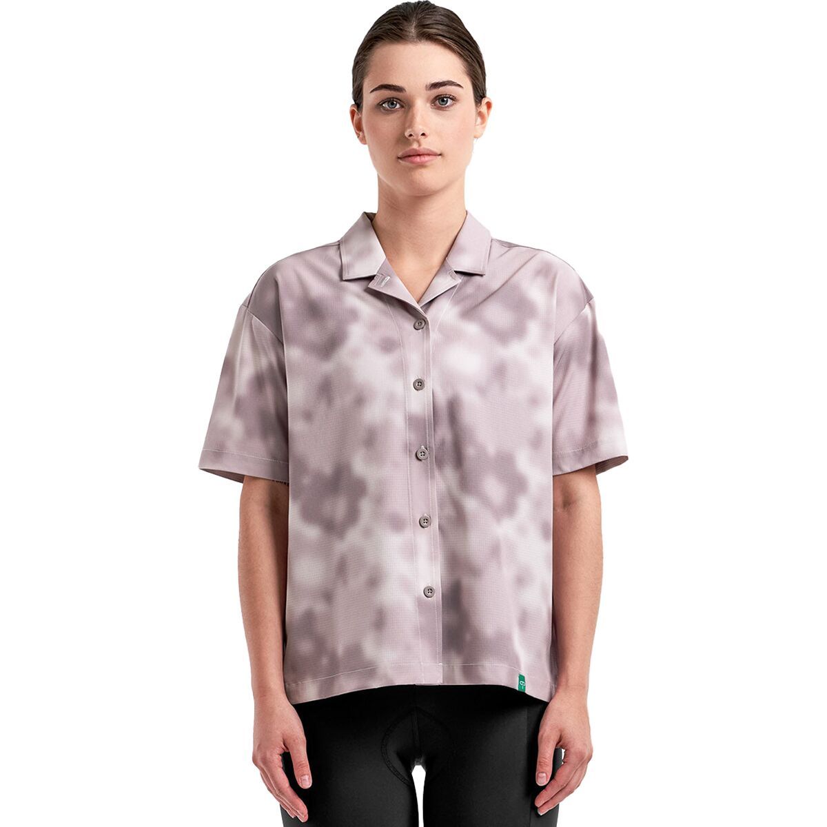 Peppermint Cycling Peppermint Cycling Gravel Short-Sleeve Shirt - Women's Tie Dye Lilac, XS