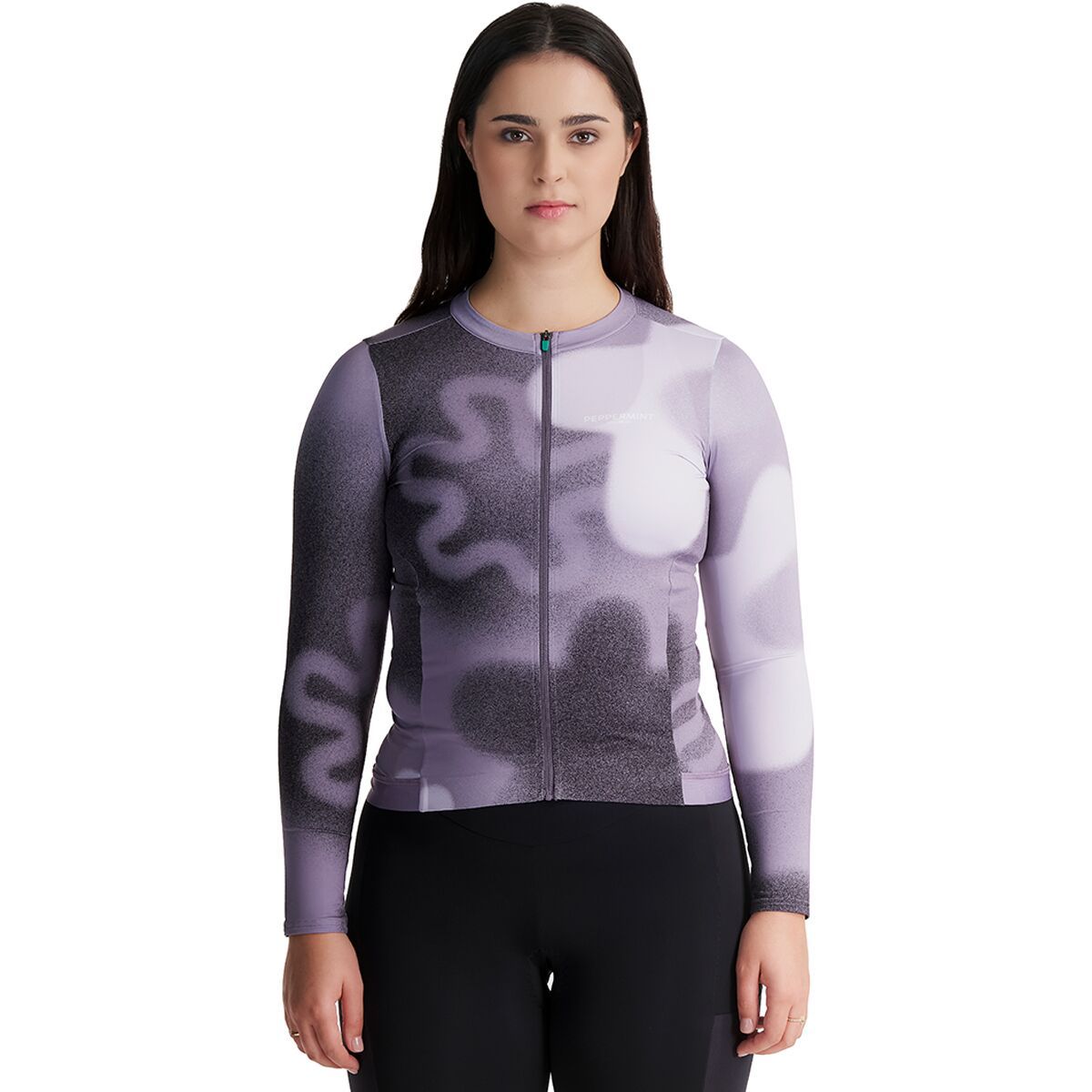 Peppermint Cycling Peppermint Cycling Signature Long-Sleeve Jersey - Women's Blitz Cloudy, XL