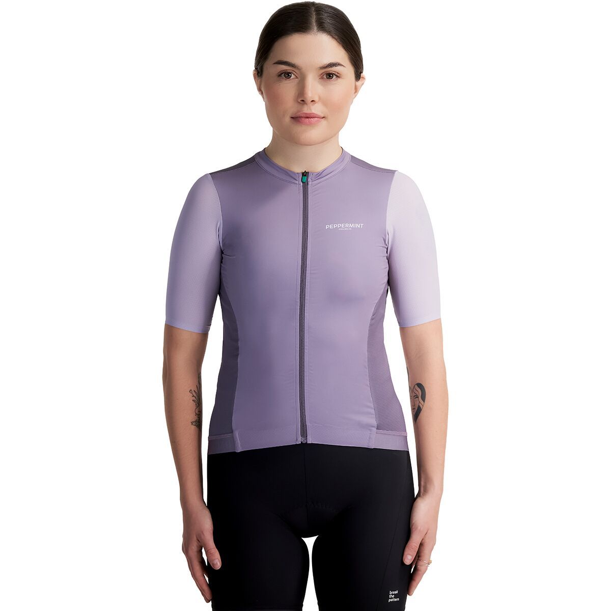 Peppermint Cycling Signature Short-Sleeve Jersey - Women's Cloudy, L