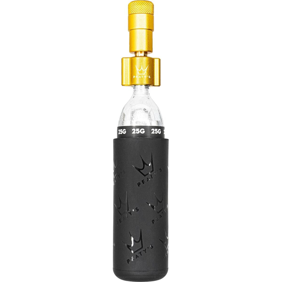 Peaty's Holeshot Co2 Mtn Tire Inflator Kit W/Cartridges 2024 Gold, One Size