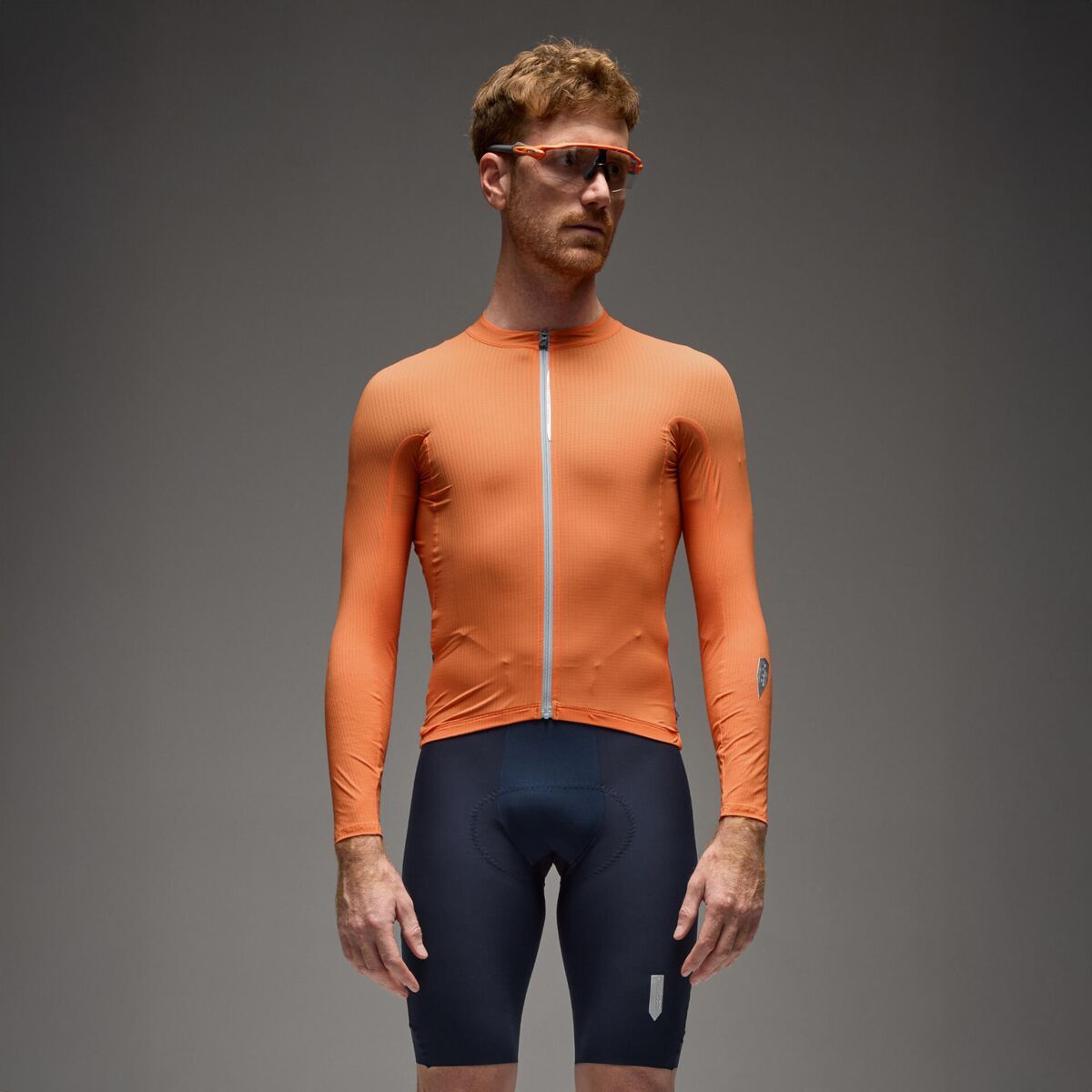Q36.5 Q36.5 Dottore Pro Long-Sleeve Jersey - Men's Poppy Orange, L
