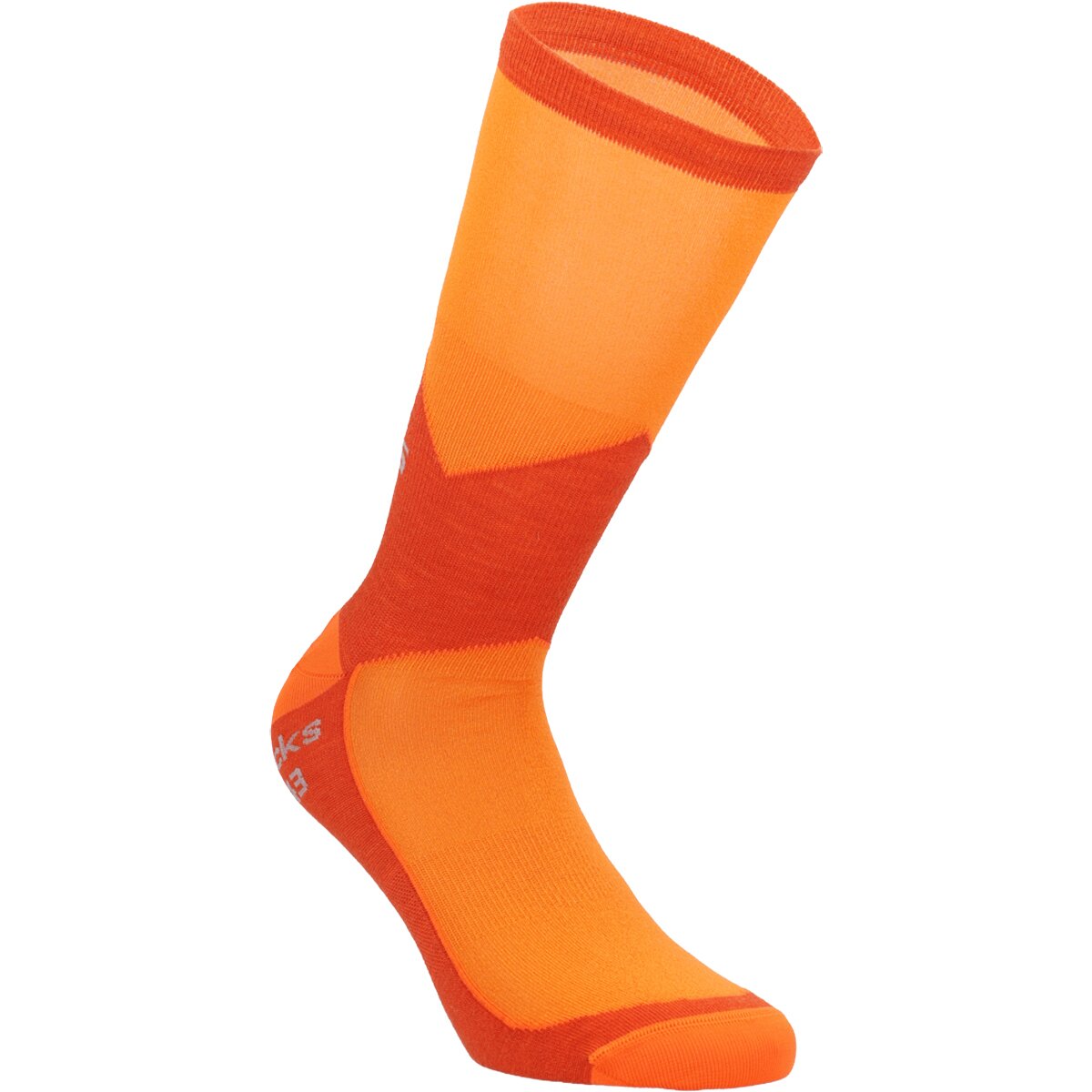 Q36.5 Q36.5 Hybrid 2.0 Sock Poppy Orange, 44/47 - Men's