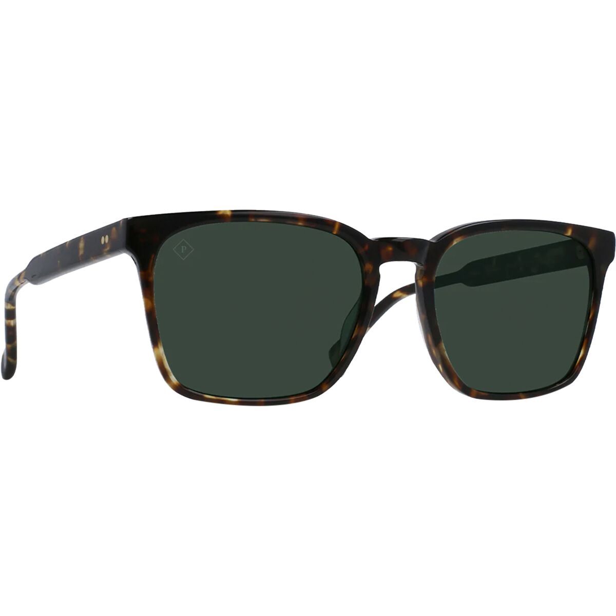 Raen Optics RAEN optics Pierce Polarized Sunglasses Brindle Tortoise/Green Polarized, 55 - Men's