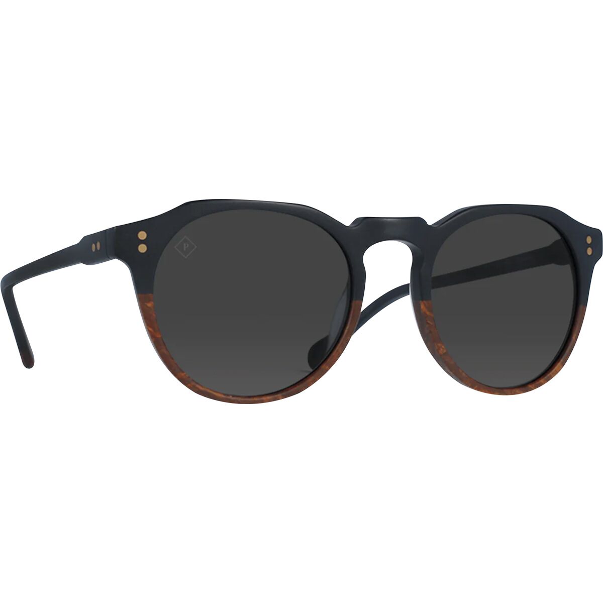 RAEN optics RAEN optics Remmy Polarized Sunglasses Burlwood/Black Polarized, 49 - Men's