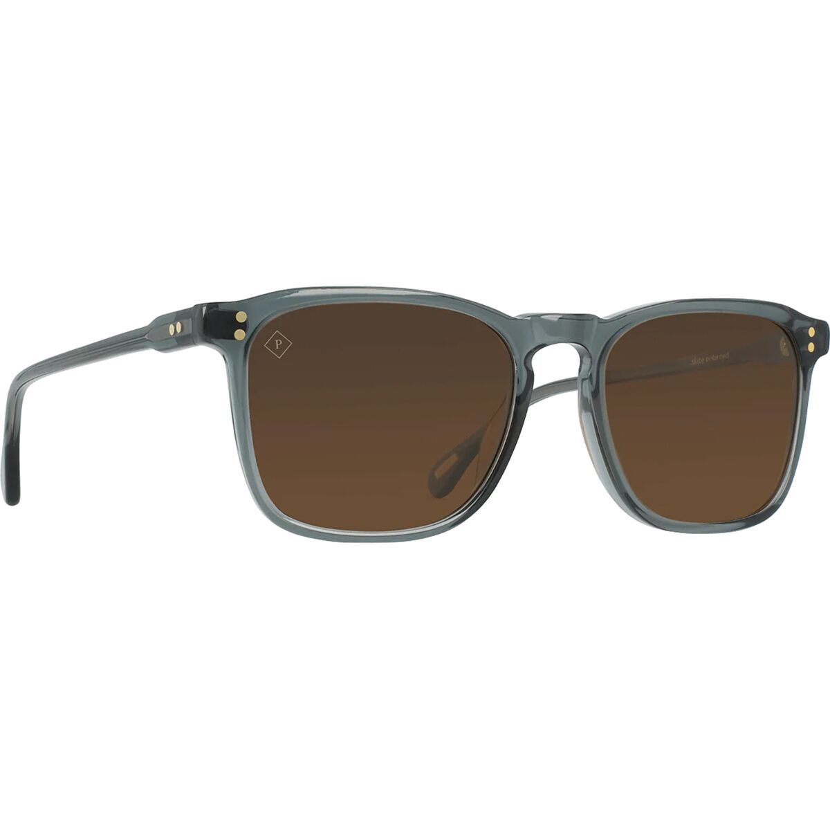 Raen Optics RAEN optics Wiley Polarized Sunglasses Slate/Vibrant Brown Polarized, 54 - Men's
