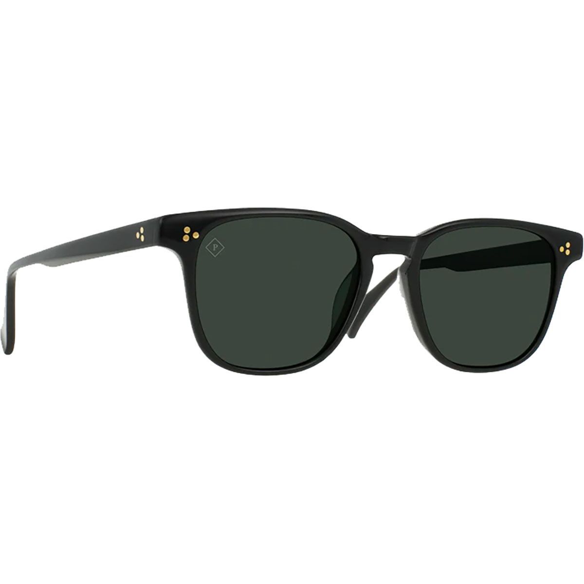 Raen Optics RAEN optics Alvez Polarized Sunglasses Recycled Black/Green Polarized, 50 - Men's