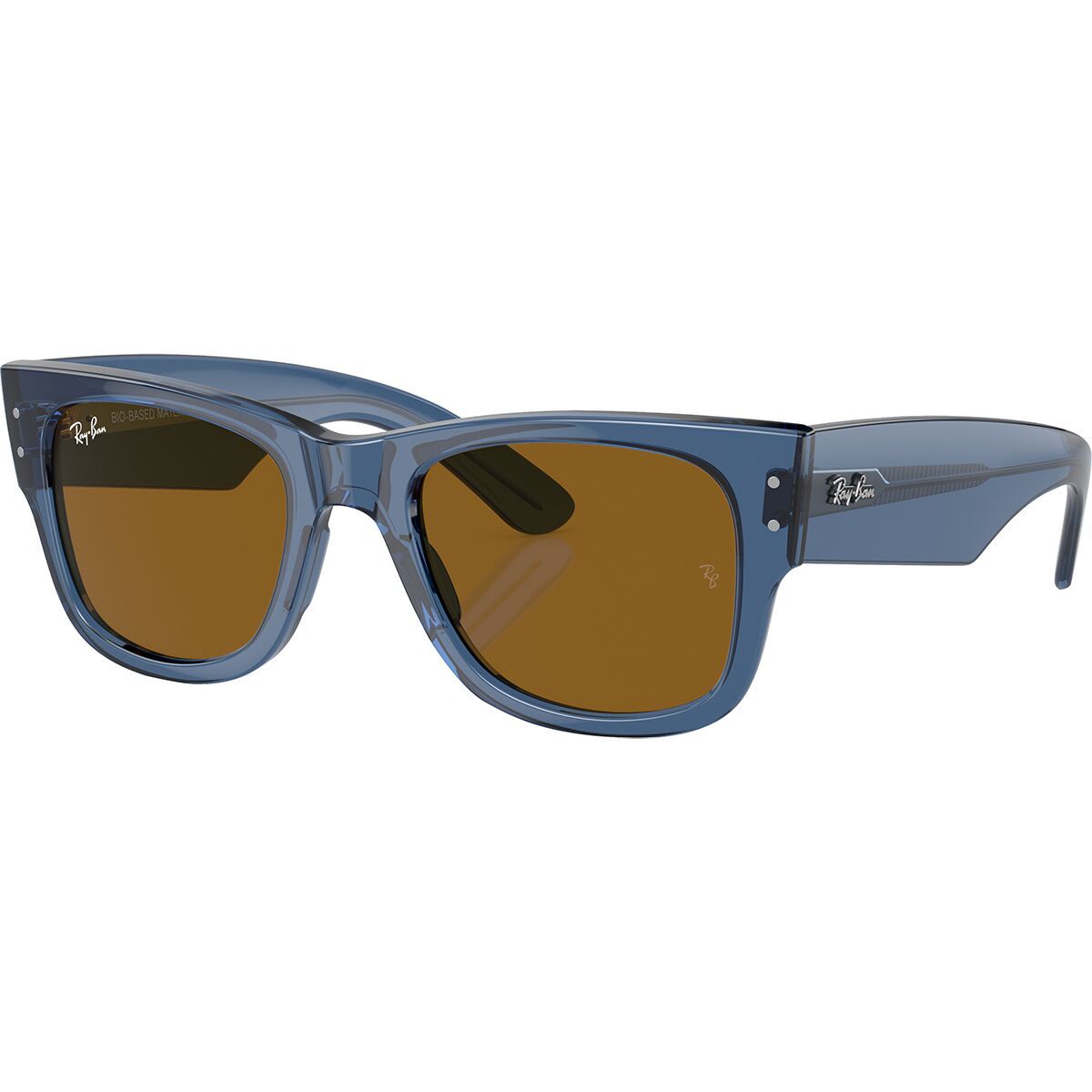 Ray-Ban Ray-Ban Mega Wayfarer Sunglasses Blue/Brown, 51