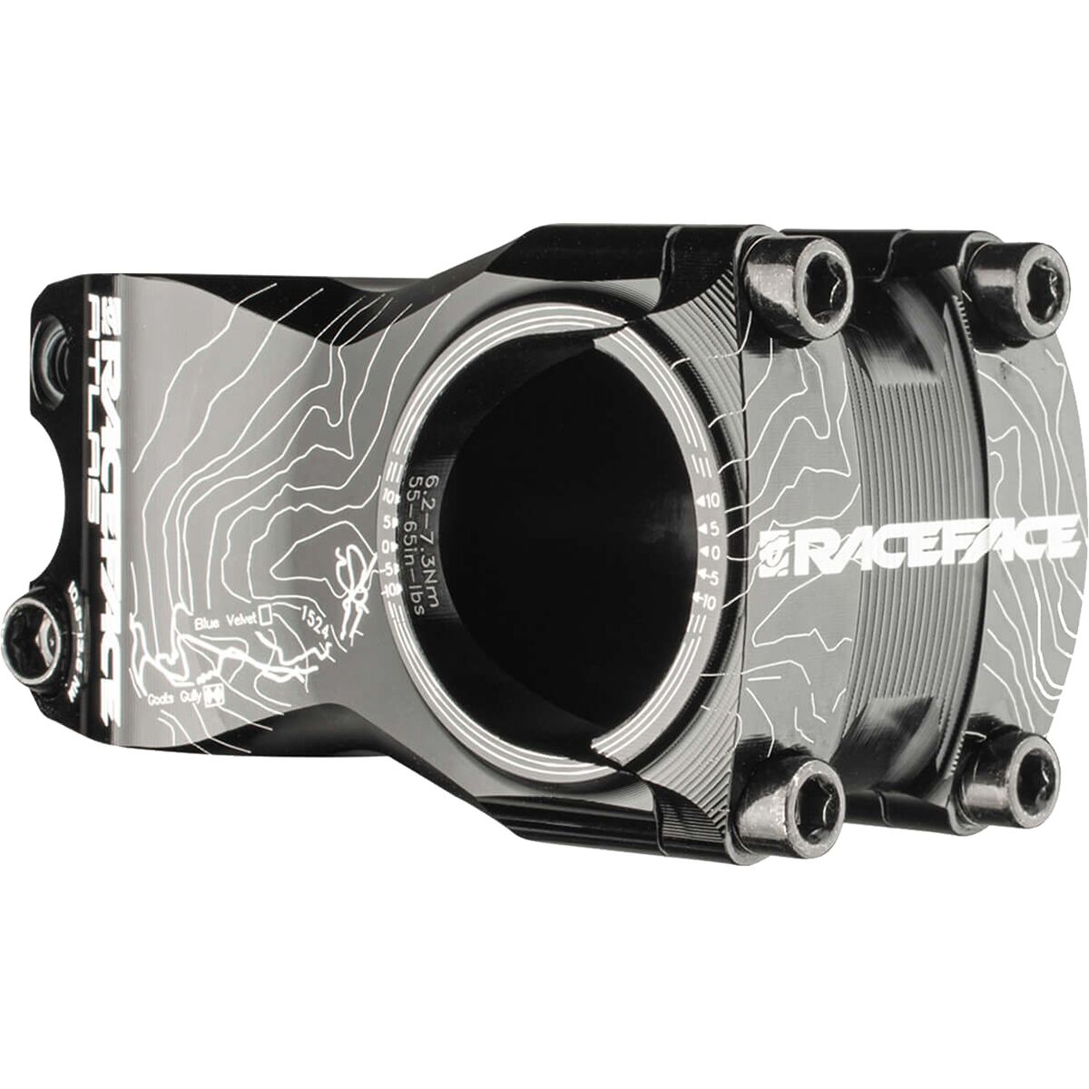 Race Face Atlas Stem Black, 50mm/0 Degree, One Size