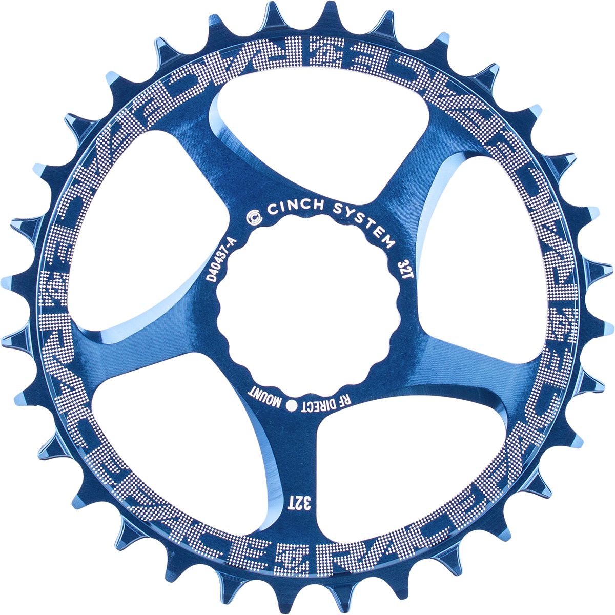 Race Face | Cinch Direct Mount Chainring | Blue | 28 Tooth | Aluminum