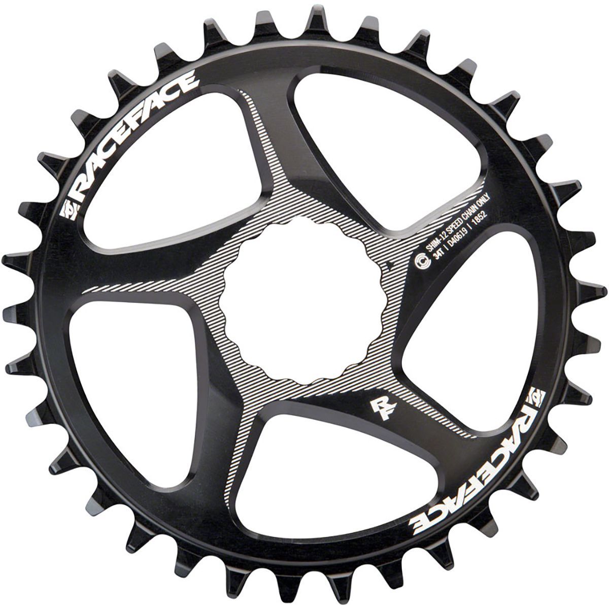Race Face Race Face Narrow Wide Cinch Chainring for Shimano 12-Speed Black, 32t