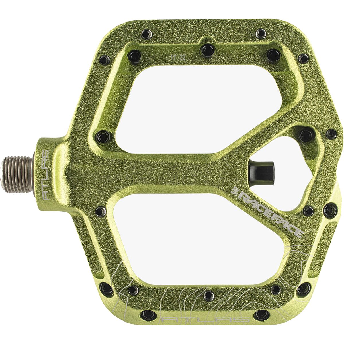 Race Face | Atlas 22 Platform Pedals Green | Aluminum