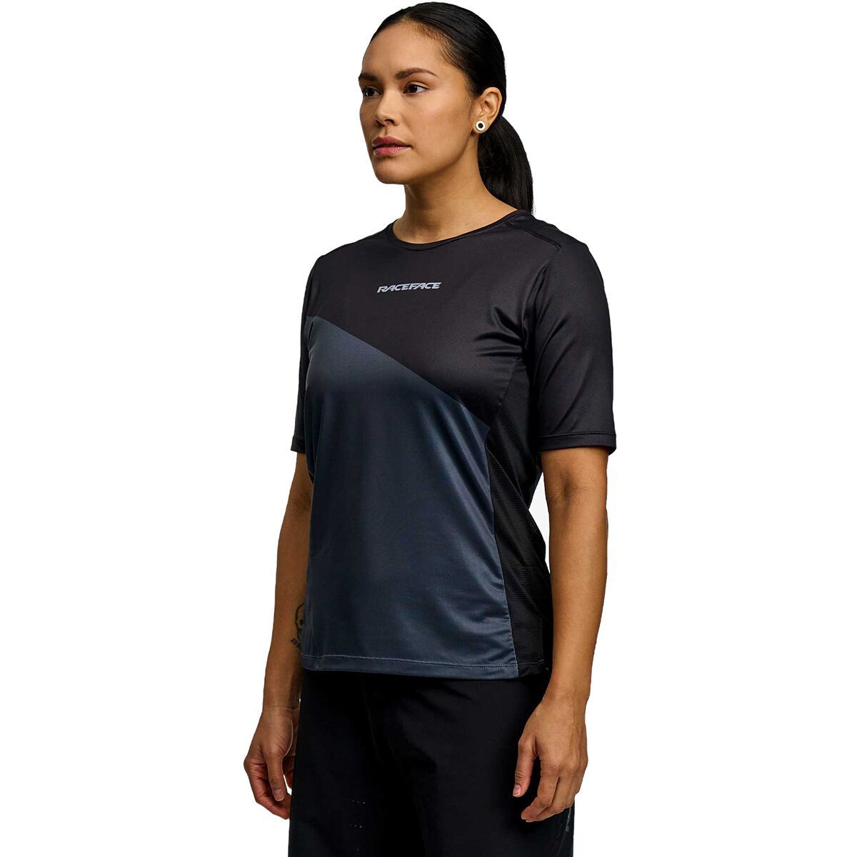 Race Face Indy Short-Sleeve Jersey - Women's Black, XS