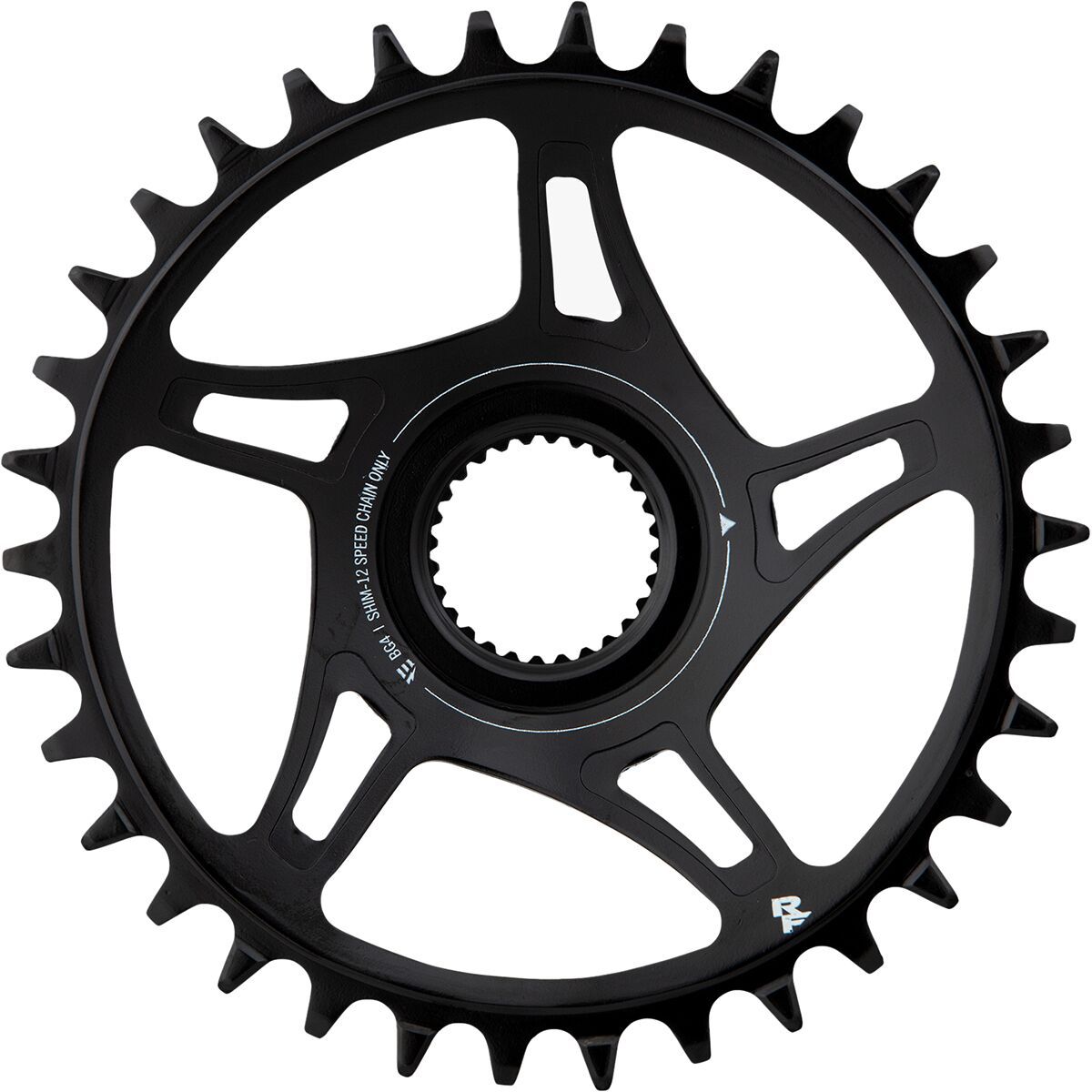 Race Face Race Face Bosch G4 Direct Mount Steel Chainring Black, Shimano 12-Speed, 36t, 52mm Offset