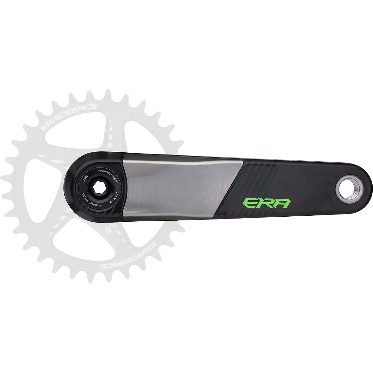 Race Face Era Crank Arms Carbon/Green, 175mm