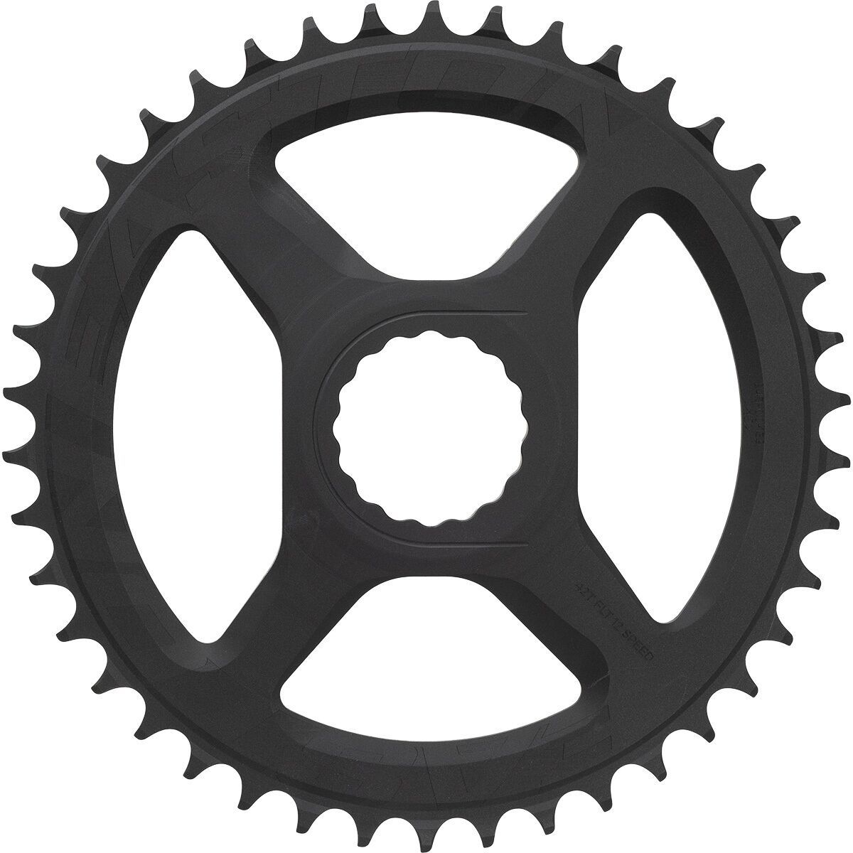 Race Face Race Face Cinch Flat Top Chainring Matte Black, 44t, 12-Spd
