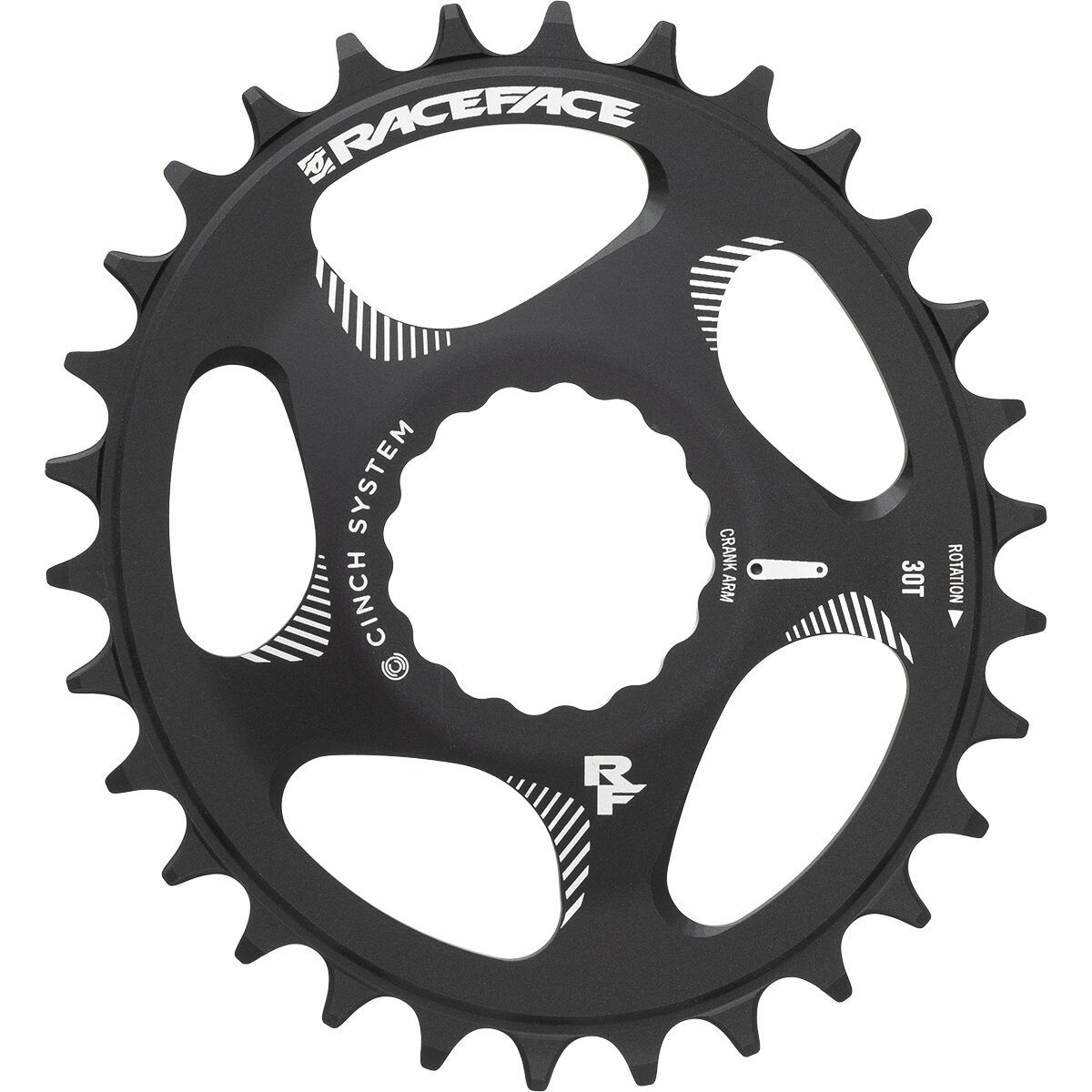 Race Face Race Face Cinch Oval Direct Mount Chainring Matte Black, 28t, 10/11/12-Spd
