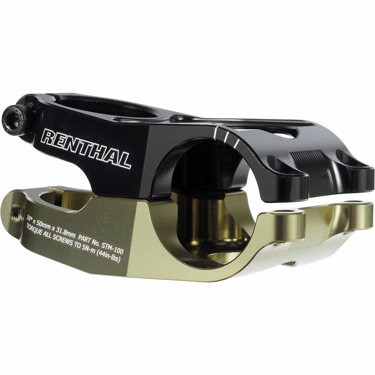 Renthal Duo Stem Black/Gold, 50mm