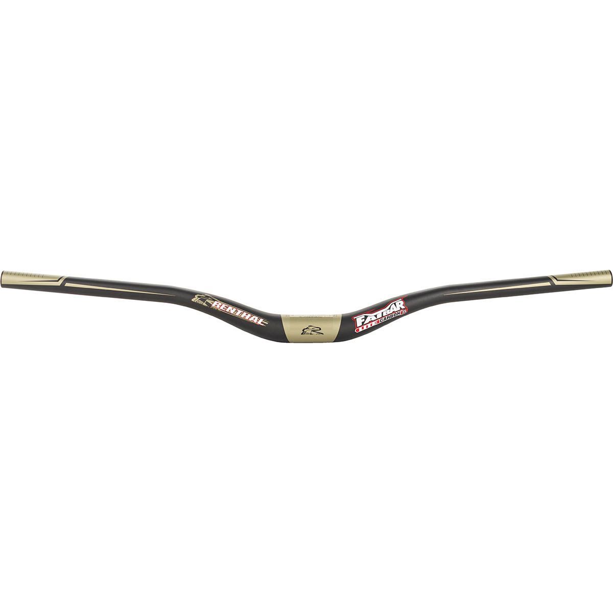 Renthal Fatbar Lite Carbon 35 Handlebar Unidirectional Carbon, 10mm Rise