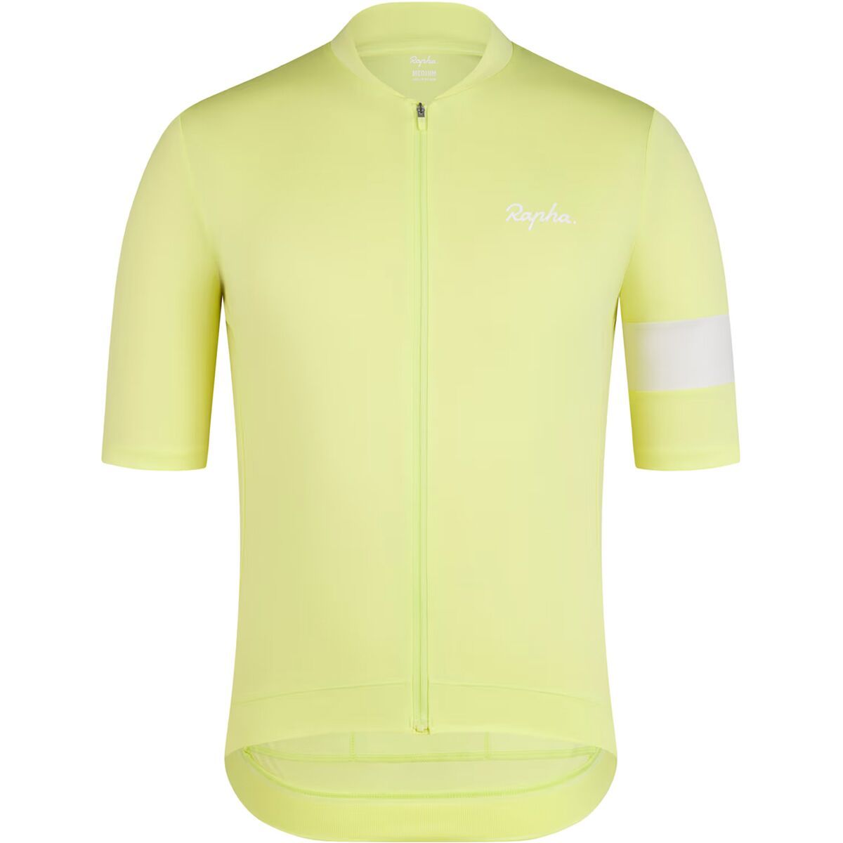 Rapha Rapha Core Jersey - Men's Lime Green/White, M