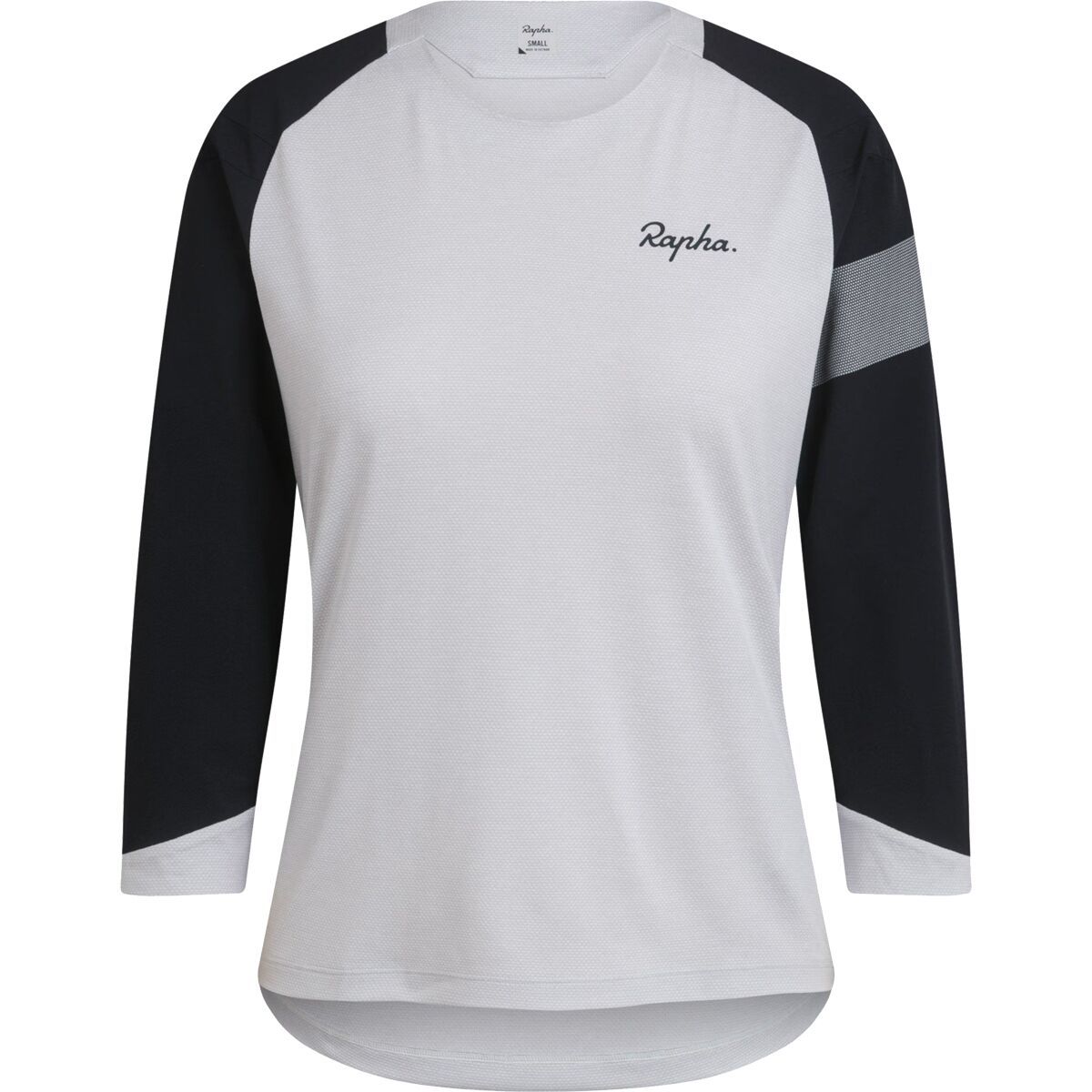 Rapha Trail 3/4-Sleeve Jersey - Women's Light Grey/Black, XS