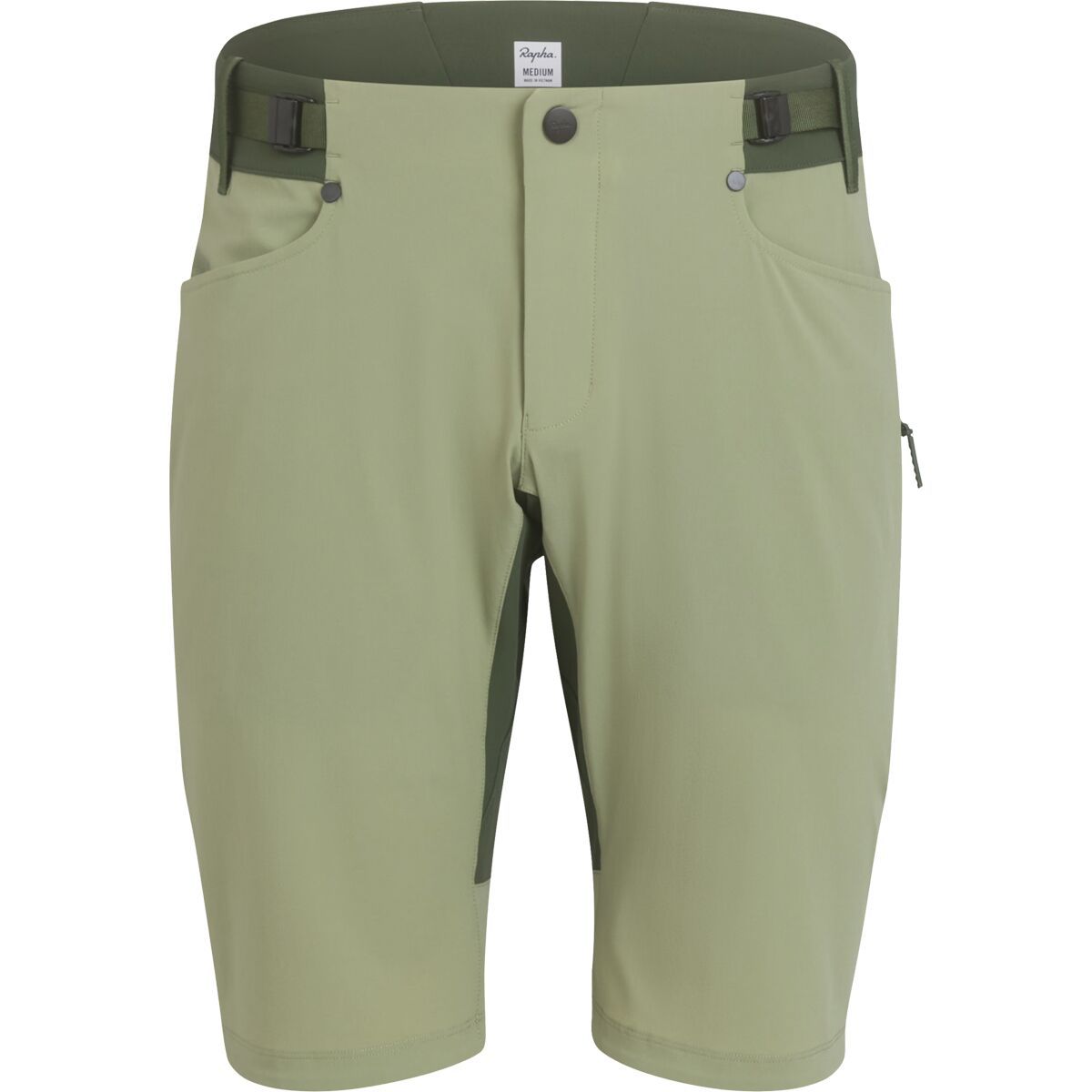 Rapha Rapha Trail Lightweight Short - Men's Olive Green/Deep Olive Green, XL