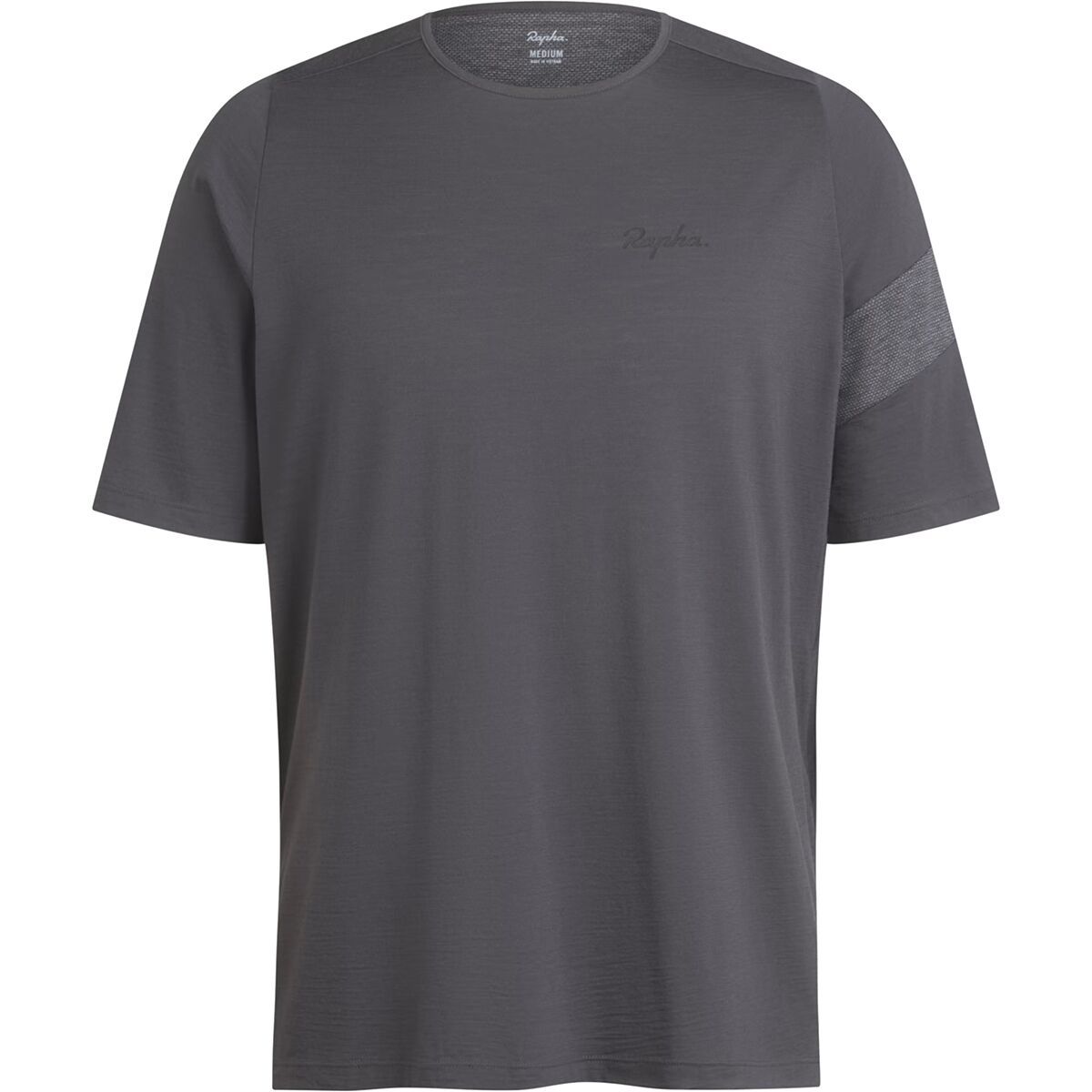 Rapha Rapha Trail Merino Short-Sleeve T-shirt - Men's Dark Grey/Black, S