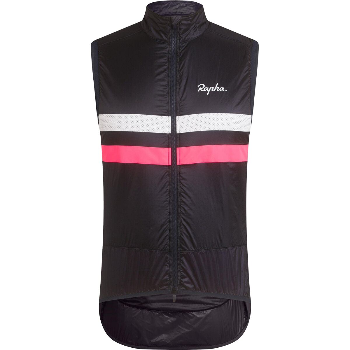 Rapha Rapha Brevet Insulated Gilet - Men's Dark Navy/Hi-Vis Pink/Silver, L