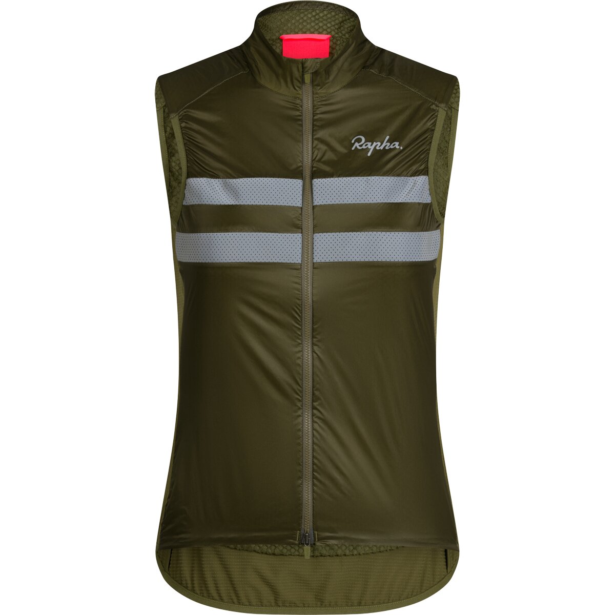 Rapha Brevet Insulated Gilet - Women's Dark Khaki/Silver, XS
