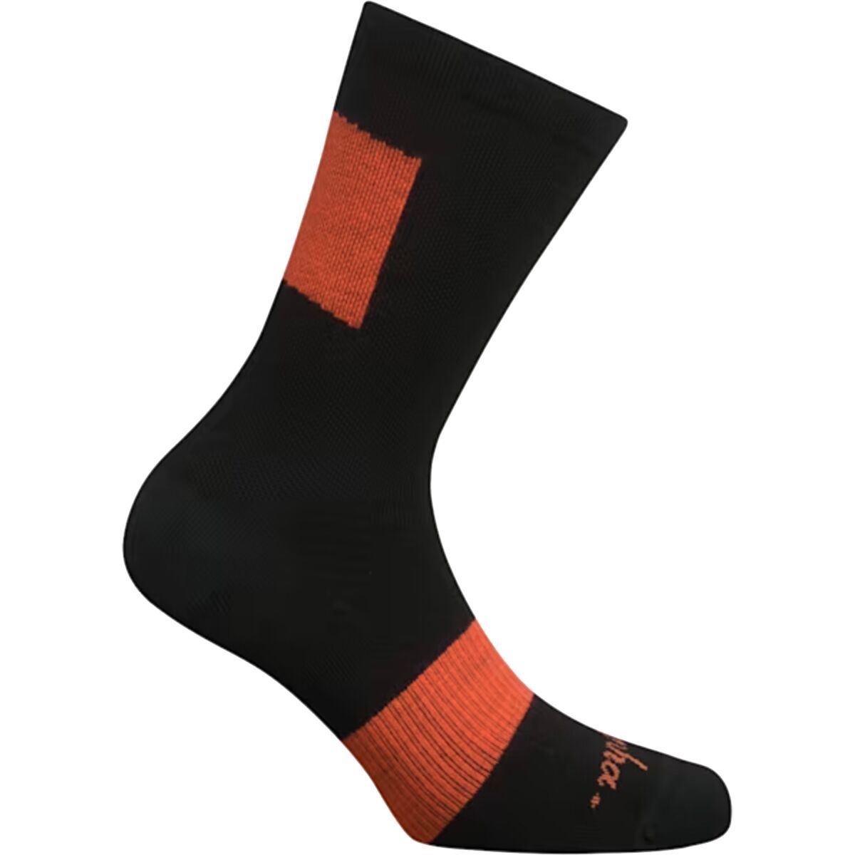 Rapha Trail Sock Black/Orange, S - Men's