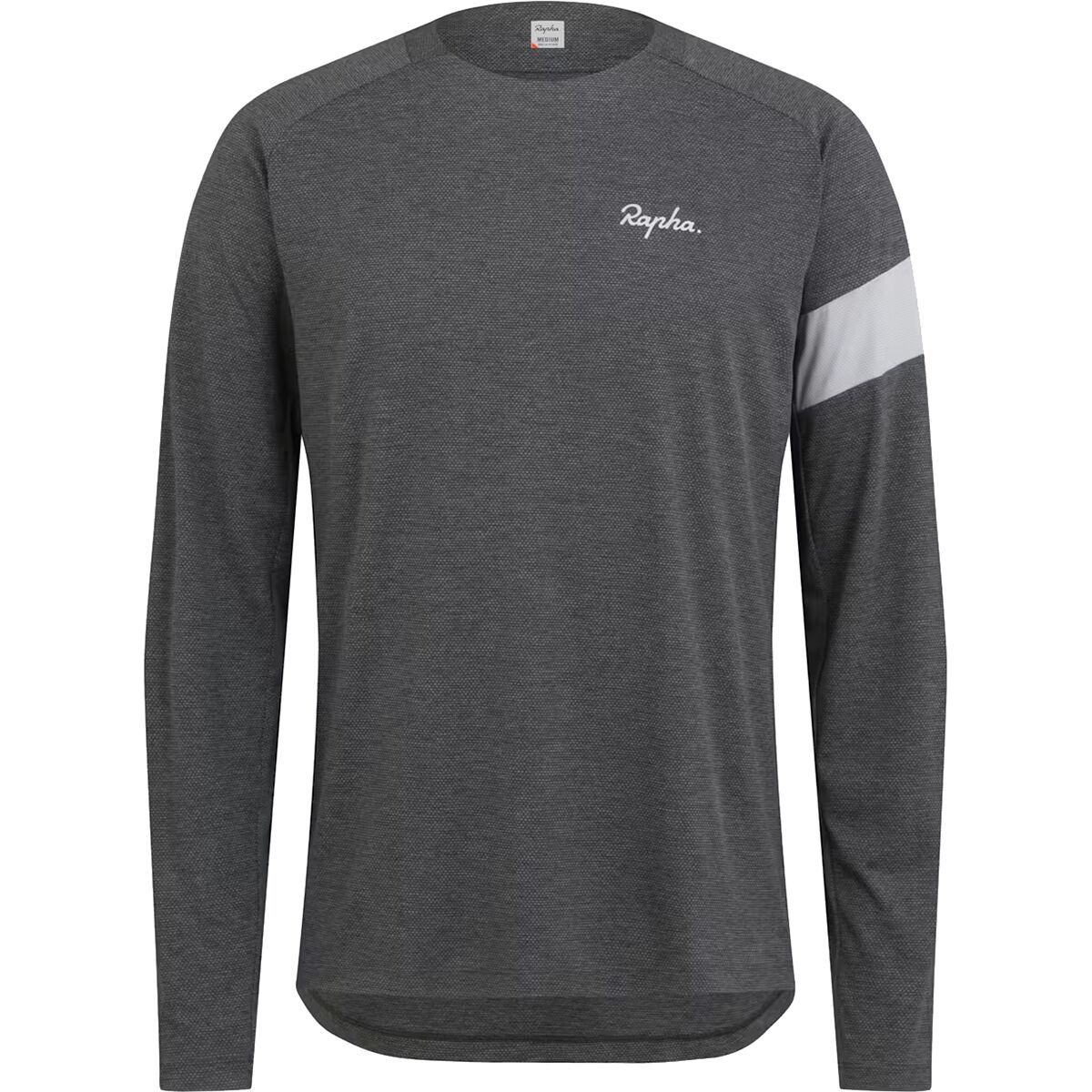 Rapha Rapha Trail Technical Long-Sleeve T-Shirt - Men's Black/Light Grey, M