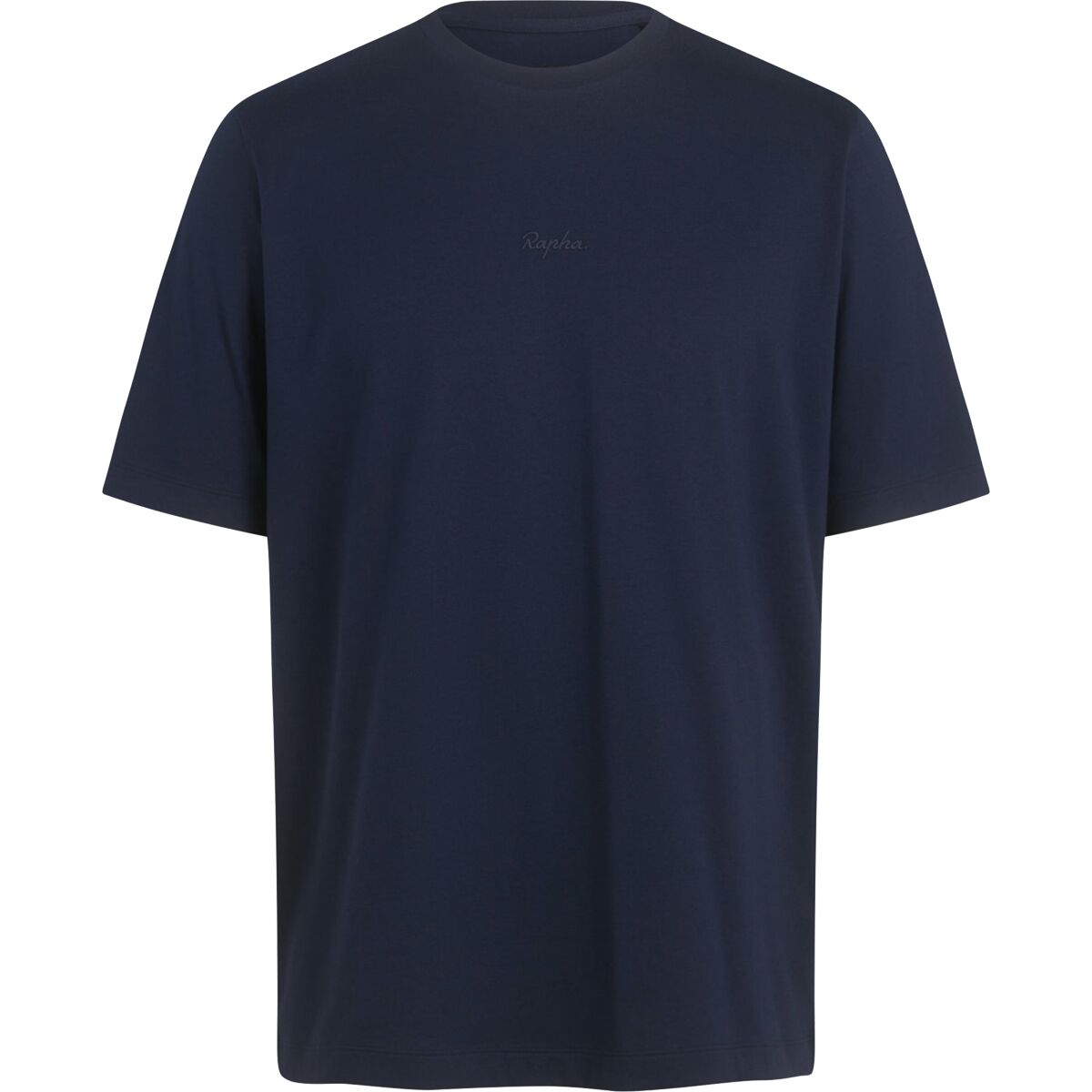 Rapha Rapha Cotton T-Shirt - Men's Dark Navy/Black, S - $42.00 at Competitive Cyclist