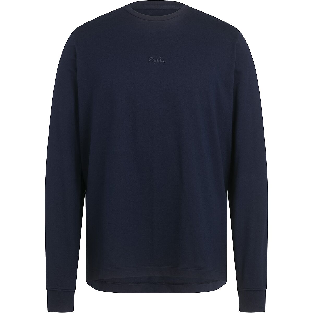 Rapha Long-Sleeve Cotton T-Shirt - Men's Dark Navy/Black, M