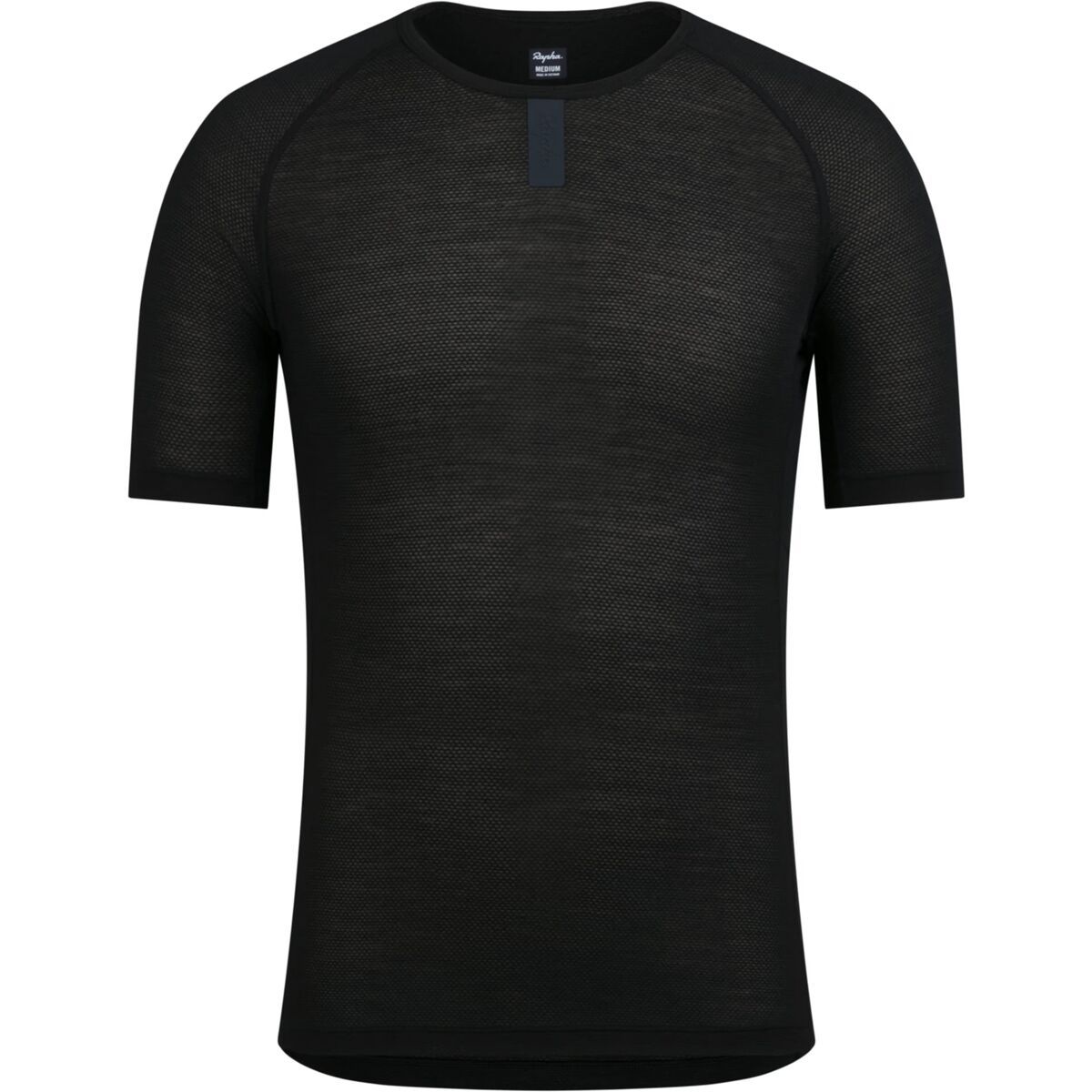 Rapha Merino Lightweight Short-Sleeve Base Layer - Men's Black/Black, S