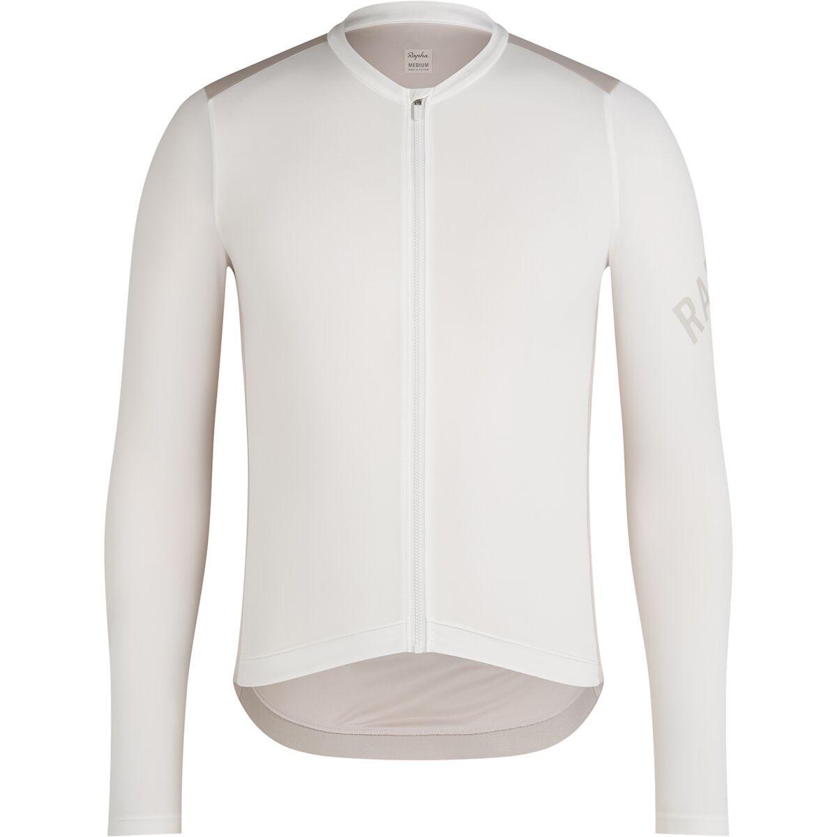 Rapha Rapha Pro Team Long-Sleeve Jersey - Men's White Alyssum/Silver Gray, M