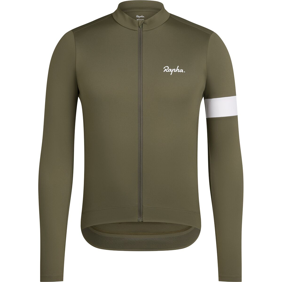 Rapha Core Thermal Long Sleeve Jersey - Men's Kalamata/White Alyssum, L