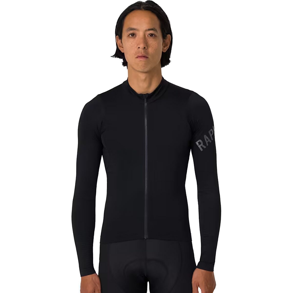 Rapha Rapha Pro Team Long Sleeve Midweight Jersey - Men's Black/White, L