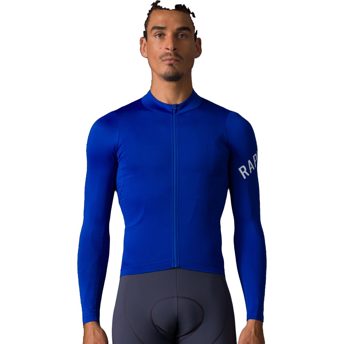 Rapha Pro Team Long Sleeve Midweight Jersey - Men's Blue/White, L