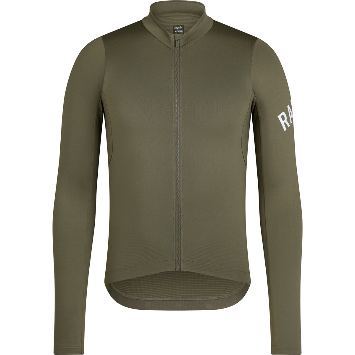 Rapha Pro Team Long Sleeve Midweight Jersey - Men's Kalamata/White Alyssum, S