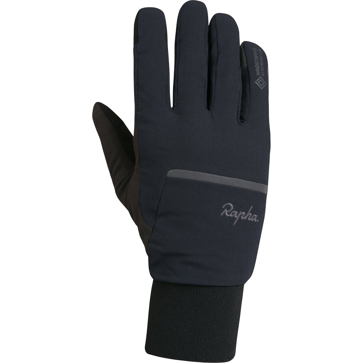 Rapha Windstopper Insulated Gloves Black/Grey Reflective, S - Men's
