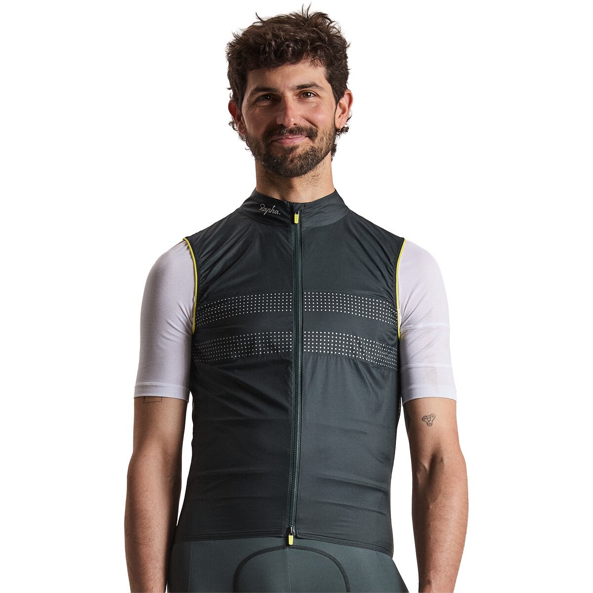 Rapha Brevet Gilet III - Men's Dark Forest/Silver, L