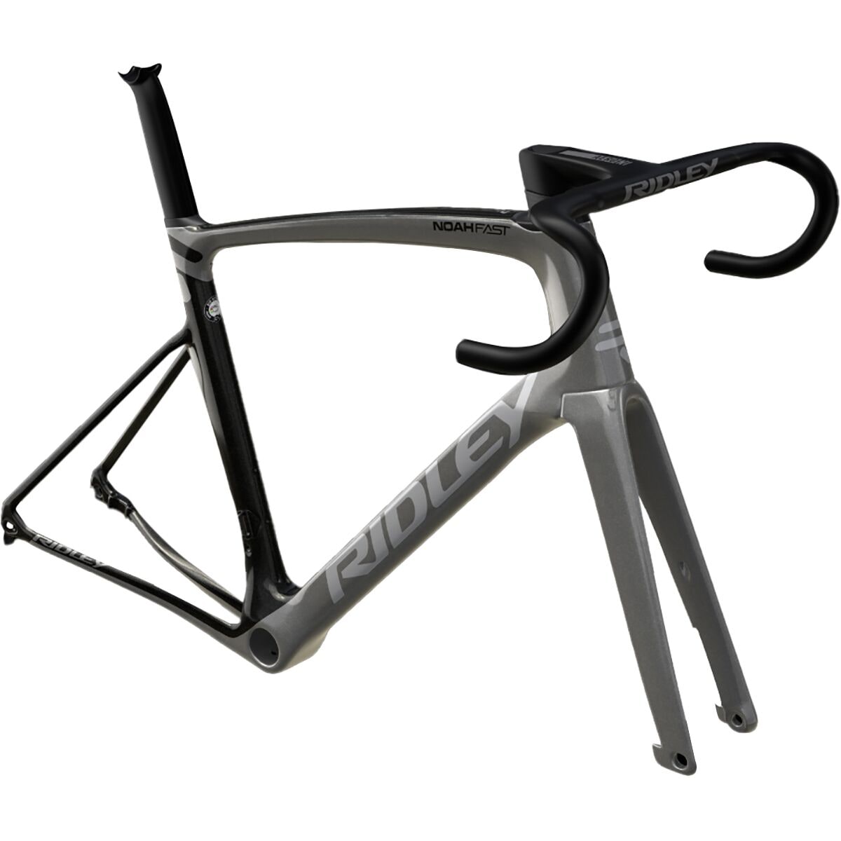 Ridley Noah FAST Disc Road Frameset Black/Pale Slate Grey/Empress Grey, S