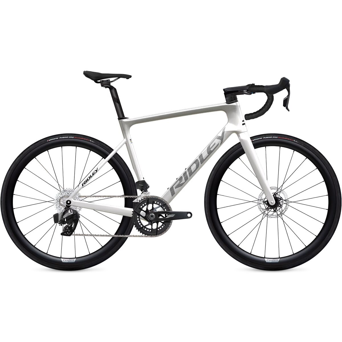 Ridley Ridley Falcn Rival AXS Carbon Wheel Road Bike Pearl White/Silver/Black, S