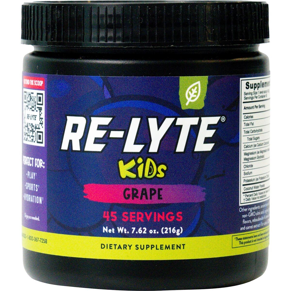 Redmond Redmond Re-Lyte Kids Grape, 45 serving jar