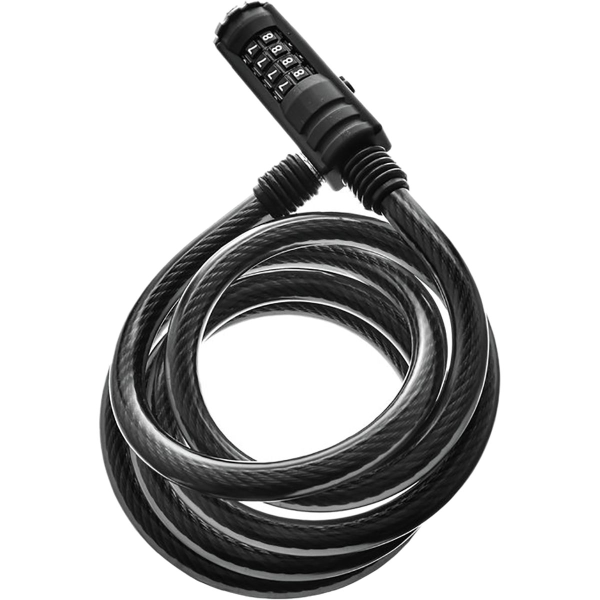 RockyMounts Lester Combo Cable Lock Black, One Size