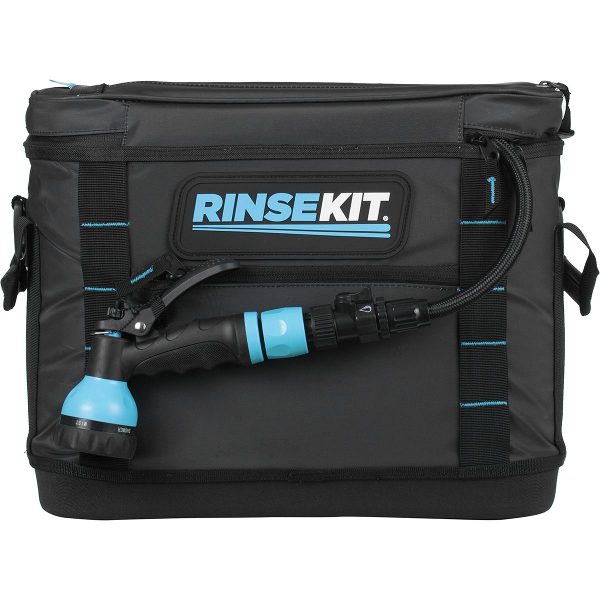 RinseKit Lux Soft Tote Pressurized Portable Shower Hose