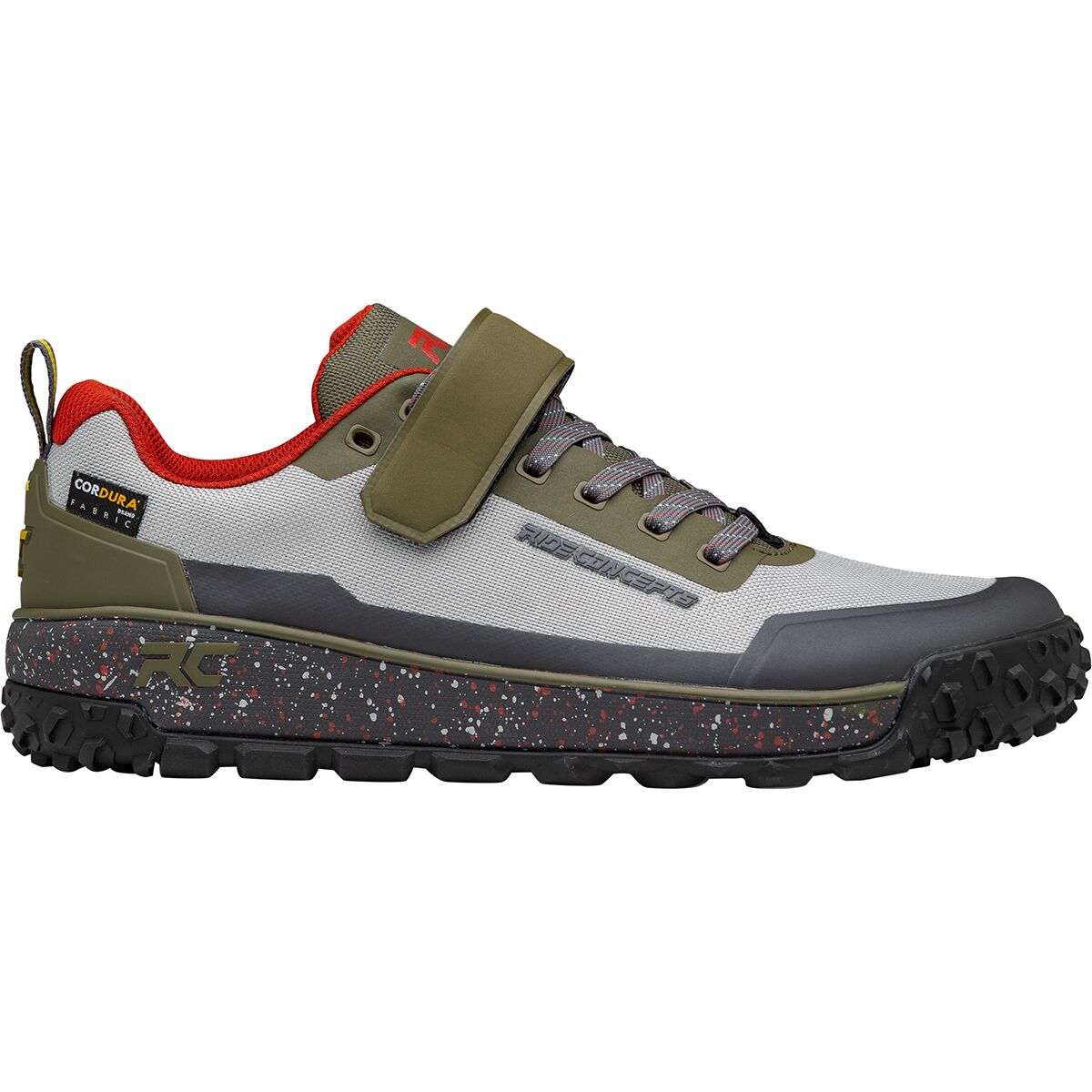 Ride Concepts Ride Concepts Tallac Clip Mountain Bike Shoe - Men's Grey/Olive, 10.0