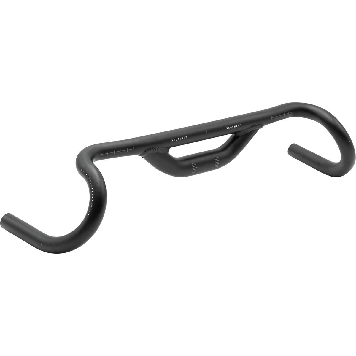 Redshift Sports Top Shelf Drop Handlebar Black, 31.8mm Clamp, 47cm, 70mm Rise