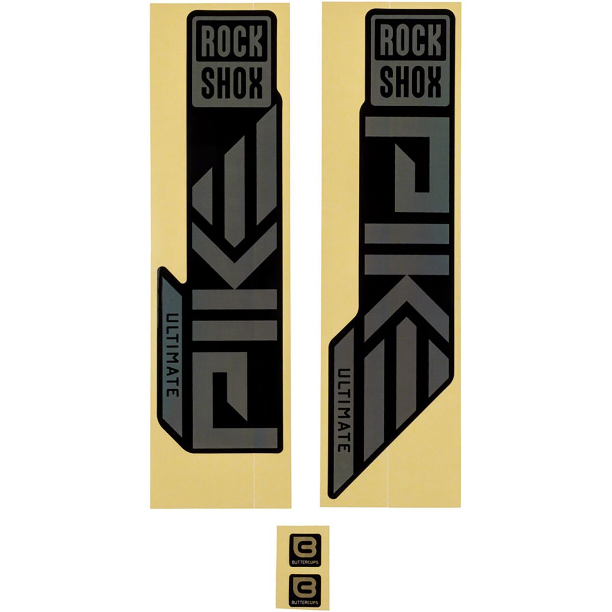 RockShox Lyrik Ultimate Decal Kit Gloss Rainbow Foil, 2023+, One Size
