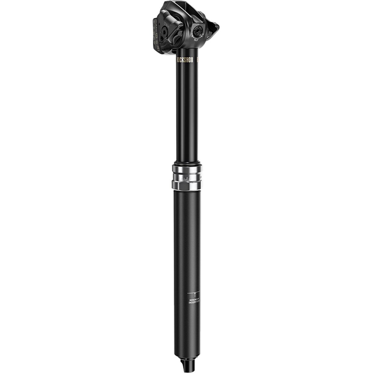 RockShox Reverb AXS Dropper Seatpost, No Lever Black, 30.9, 100mm