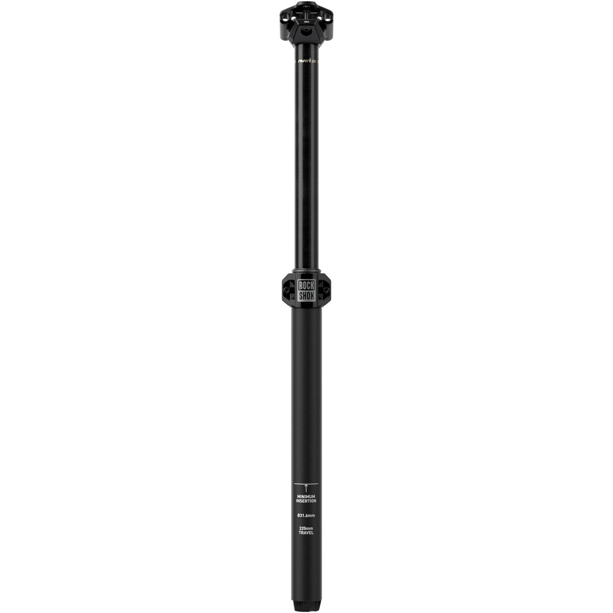 RockShox Reverb AXS Dropper Seatpost Black, 31.6mm, 225mm